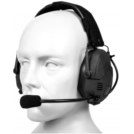 CASQUE TACTIQUE BLUETOOTH HD-16 NOIR *