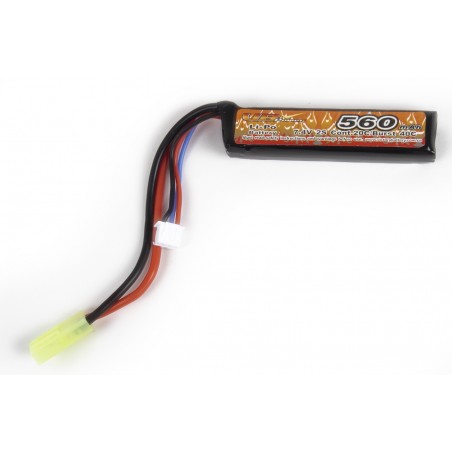 BATTERIE LIPO 7,4V 560mAh 1 STICK VB POWER *