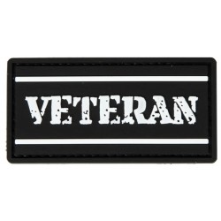 PATCH PVC "VETERAN" NOIR