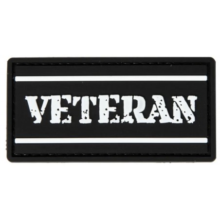 PATCH PVC "VETERAN" NOIR