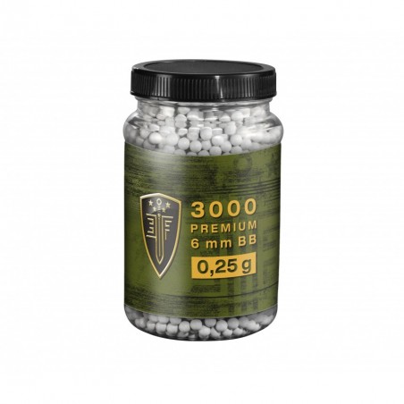 BILLES BBS 0,25GR ELITE FORCE POT DE 3000 BILLES *