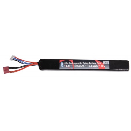 BATTERIE LIPO 11,1V 1500mAh 15C T-Plug ASG