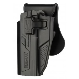 HOLSTER PADDLE AMOMAX POUR WE / KJW / TM HI-CAPA NOIR...