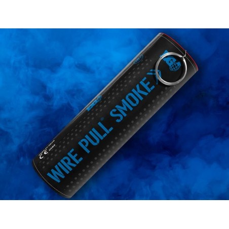 FUMIGÈNE À GOUPILLE SIMPLE SORTIE BLEU WP40