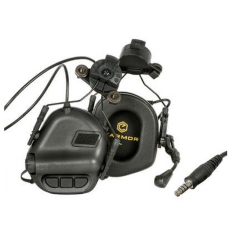 PROTECTION AUDITIVE DE COMMUNICATION M32H POUR CASQUES EXF - NOIR (EARMOR)