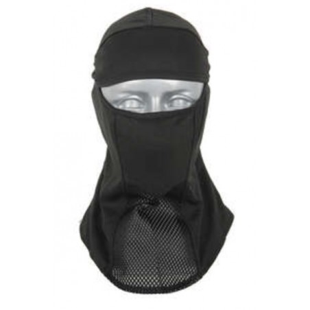 CAGOULE AVEC MASQUE DE PROTECTION NOIRE (TMC)