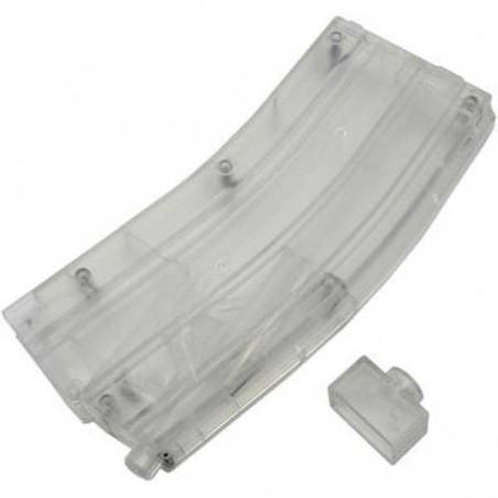 BB LOADER CHARGEUR M4 500 COUPS TRANSPARENT  (TACTICAL OPS)