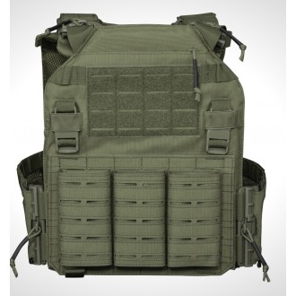 VESTE PORTE PLAQUES 600D QUICK DETACH OD