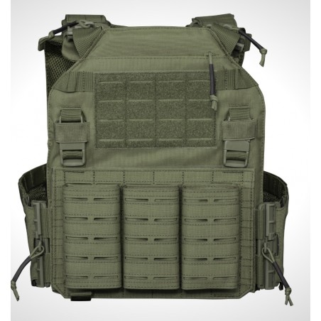 VESTE PORTE PLAQUES 600D QUICK DETACH OD