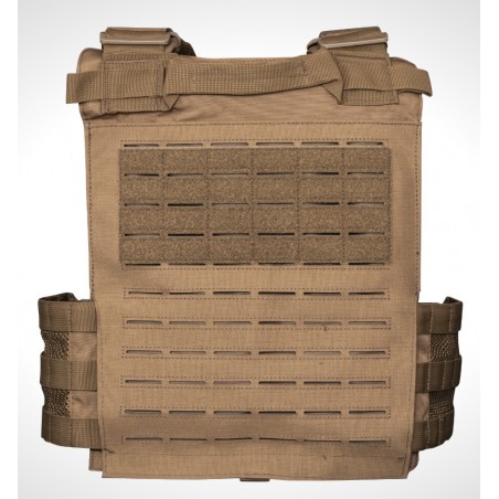VESTE PORTE PLAQUES 600D QUICK DETACH COYOTE