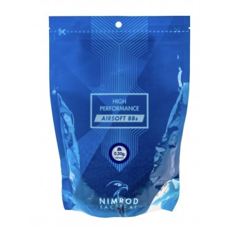 BILLES 0,30GR HIGH PERFORMANCE BLANCHES NIMROD  *