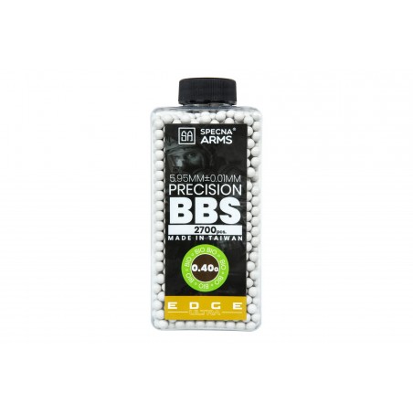 BILLES BIO 0,40GR EDGE EN BOUTEILLE DE 2700 BILLES (SPECNA ARMS)