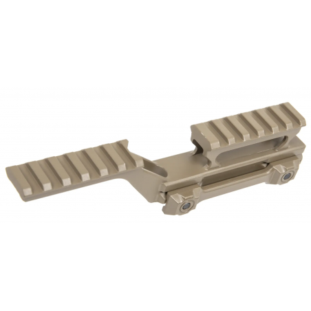 SUPPORT WOSPORT A RIS MOYEN POUR COLLIMATEURS ET DISPOSITIFS AN/PEQ / NGAL (TAN)