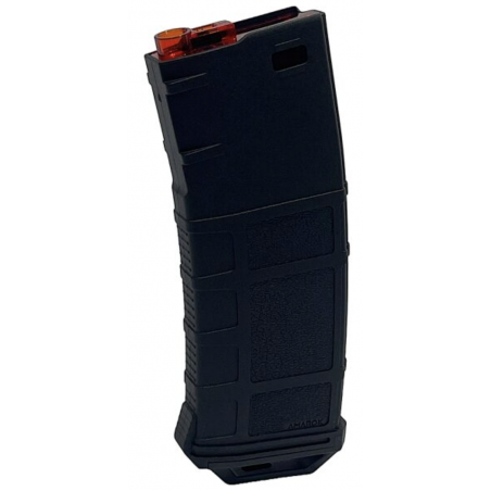 CHARGEUR AMAROK 250 COUPS AEG NOIR/ROUGE TYPE B