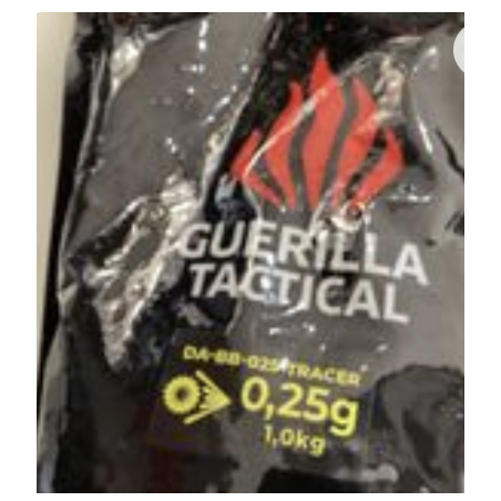 BILLES TRAÇANTES 0,25GR GUERILLA TACTICAL