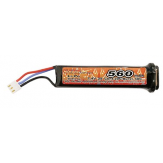 BATTERIE LIPO 7,4V 560 MAH 20/40C (VB POWER)*