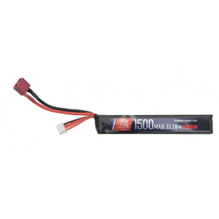 BATTERIE BLUEMAX POWER EXTREME LI-PO 11,1 V x 1500 mAh 40C STICK DEANS (BM-11.1X1500D)**