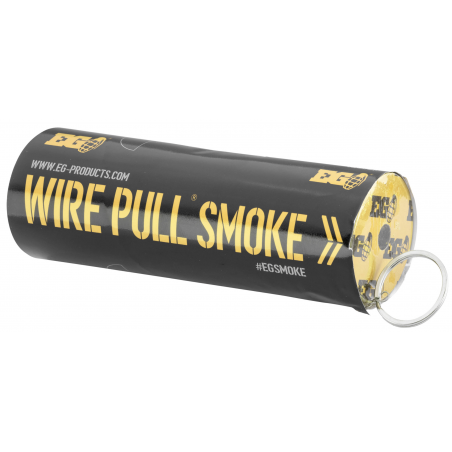 FUMIGÈNE À GOUPILLE SIMPLE SORTIE JAUNE WP40