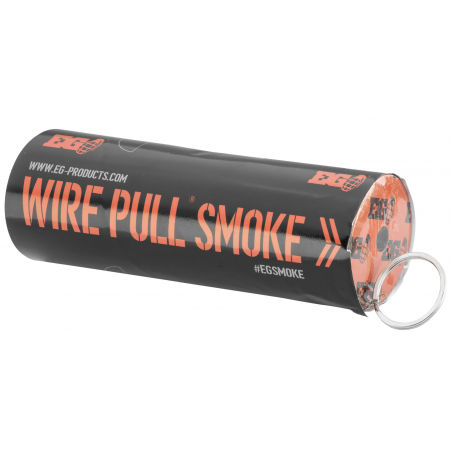 FUMIGÈNE À GOUPILLE SIMPLE SORTIE ORANGE WP40