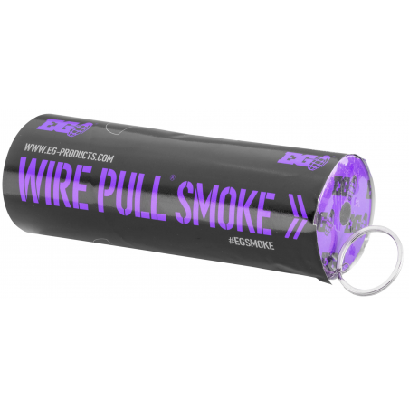 FUMIGÈNE À GOUPILLE SIMPLE SORTIE VIOLET WP40