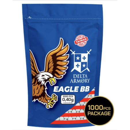 BILLES 0,40GR EAGLE SACHET DE 1000 BILLES*