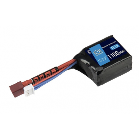 BATTERIE LIPO 11,1V 1100mAh 15C CUBE (BLUE MAX)