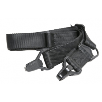 SANGLE TACTIQUE À UN ET DEUX POINTS NOIRE (FMA)