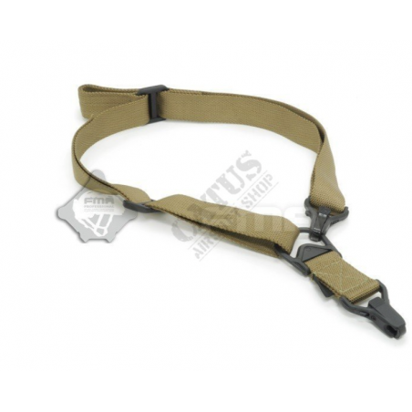 SANGLE TACTIQUE À UN ET DEUX POINTS TAN (FMA)