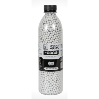 BILLES 0,25GR CORE EN BOUTEILLE DE 3000 BILLES (SPECNA ARMS)