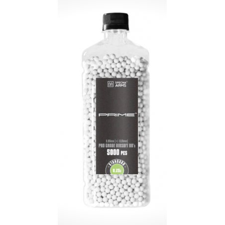 BILLES 0,25GR PRIME EN BOUTEILLE DE 5000 (SPECNA ARMS)