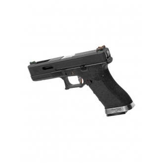 G-FORCE 17 BK SILVER BARREL METAL VERSION GBB NOIR (WE)