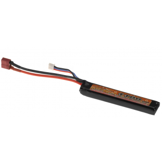 BATTERIE LIPO 7.4V 1100mAh 20C STOCK TUBE TYPE T-PLUG (VB...