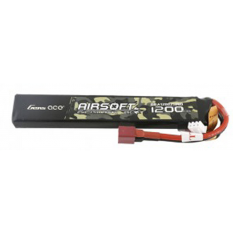 BATTERIE LIPO 7,4V 1200mAh T-plug (GENS)