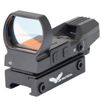 VISEUR POINT ROUGE HOLO MULTIRÉTICULE NOIR (JS TACTICAL)