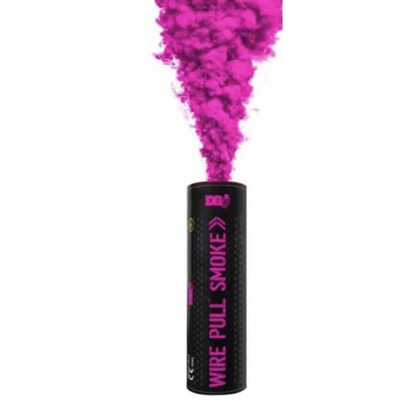 FUMIGÈNE À GOUPILLE SIMPLE SORTIE ROSE WP40