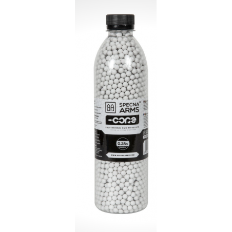 BILLES 0,28GR CORE EN BOUTEILLE DE 3000 BILLES (SPECNA ARMS)