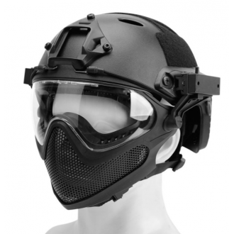 CASQUE PILOTEER TYPE B NOIR TAILLE L (GUERILLA TACTICAL)
