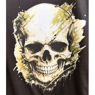 T-SHIRT NOIR "TÊTE DE MORT"