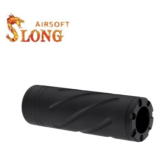 SILENCIEUX 14MM CCW TYPE C - 110MM (SLONG AIRSOFT)