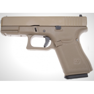 PISTOLET 6MM GAZ W19 GEN5 TAN (WE)
