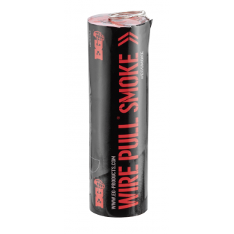 FUMIGÈNE À GOUPILLE SIMPLE SORTIE ROUGE WP40