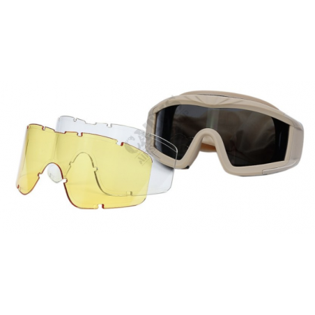 LUNETTES DESERT STORM TAN (GUERILLA)