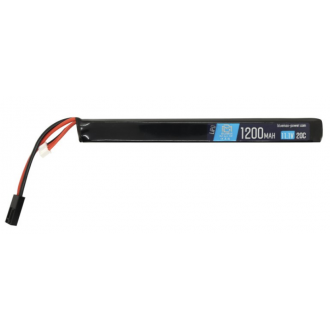 BATTERIE LIPO 11,1V 1200mAh 20C ULTRA FINE (BLUEMAX)