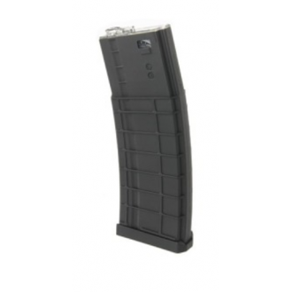 CHARGEUR MIDCAP 200 BILLES GAUFRÉ POUR M4 AEG NOIR...