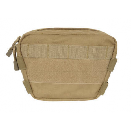 POCHETTE ZIPPÉE INFÉRIEURE RABATTABLE POUR PORTE PLAQUES (8FIELDS)
