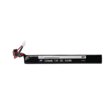 BATTERIE 7,4V 1300mAh 25C 1 STICK (ASG)
