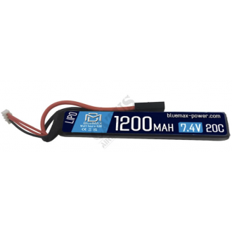 BATTERIE LIPO 7,4V 1200mAh 20C TAMIYA (BLUEMAX)
