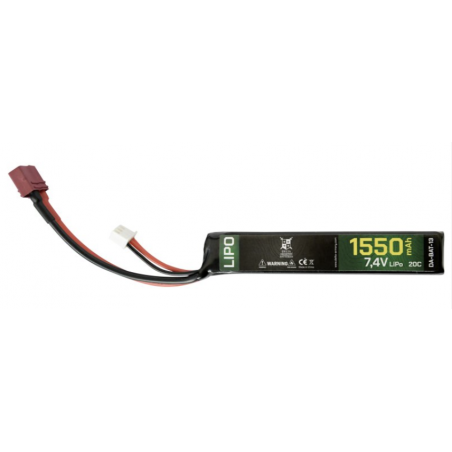 BATTERIE LIPO 7,4V 1550mAh T-DEAN (DELTA ARMORY)